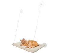 Cat Window Bed, Window Hammock Perch, Heavy Duty Cat Resting Seat, 4 Strong Suction Cups, Comfortable & Sturdy, Ideal for Indoor Large Pets, 14.17x8.46x2.95 Inches