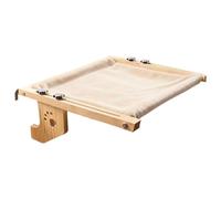 Cat Window Hammock | 22.05 × 15.75 in Wooden Solid Frame - with Soft Cover Window Hammock Cats | for Kittens Wall Indoor Room Apartment