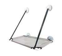 Cat Window Perch Bed Hamaca De hasta 44 LB Se Puede Instalar En Pequeñas Alfombras Suaves For Ventanas For Gatos Gatito Estable Y CóModo(One Floor-Grey)