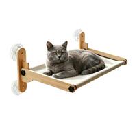 Cat Window Perches | Suction Pet Furniture Space-Saving | Breathable Mesh Adjustable All Seasons Cat Hammock Window | for Kitten Play Indoor Windowsill Bedside Drawer Cabinet Apartment Patio Home Balc