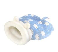 Cat Winter Sleeping Bag, Cozy Calming Cat Bed with Tail, Soft Pet Hideaway for Indoor Cats, Comfortable Snuggle Sack for gatos Under 17,6 lbs, Warm Sleeping Bag for Pets, Perfect for Relaxing