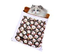 Cat Winter Sleeping Bag, Kitten Cave Bed, Puppy Cave Bed, Soft Cozy Cat Sack, Comfortable Cat Cave Bed, Pet Snuggle Sack, Indoor Cat Bed, Winter Cat Bed, Warm Cat Sleeping Bag, Cozy Cat Cave,