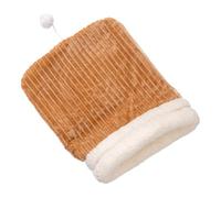 Cat Winter Sleeping Bag, Semi-Closed Warm Cat Bed, (15.75x19.69 Inches) Plush Cats Sleep Sack (Cozy & Multipurpose), for Kittens, Puppies, Small Pets