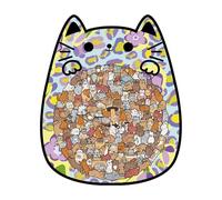 Cat Wooden Jigsaw Puzzle - 135 Piece Animal Shape Toy for Adults Kids | Interesting Cat Puzzle for Birthday Holiday Educational Projects Decorations Parties Boys Girls Creative Play Activities