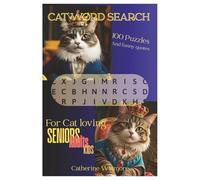 Cat Word Search 100 Puzzles And funny quotes: For Cat loving Seniors, Adults, Kids