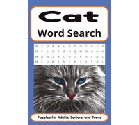 Cat Word Search: Easy-to-Read Print about Kittens, Breeds, Behaviors, and More | 6x9 inches, 110 pages | 50+ puzzles… Gift for Vacations, Holidays, and Free Time