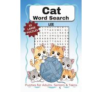 Cat Word Search Puzzle Book: All about cats, environment, breed, easy to read print, 110 pages, 6"x9" book size, 55 puzzles, relaxing, fun, help brain ... (Variety Word Search Puzzle Books Bundle)