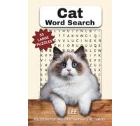 Cat Word Search Puzzle Book: All About Cats Environment, Breeds, 110 pages, Easy to Read Print, 6'x9" Book Size, 55 Puzzles, Relaxing, Fun, Brain ... Variety Word Search Puzzle Books Bundle)