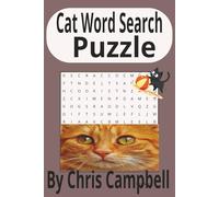 Cat Word Search Puzzle Book: Cat word search, Easy to read puzzles, 110 pages, 55 puzzles, 6 x 9 inch, great for cat lovers, Gifts,