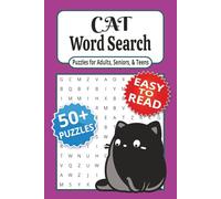 Cat Word Search Puzzle Book: Easy to read Word Searches about Cats, Kittens, Big Cats and more | 6x9 inches, 110 pages | 50+ Puzzles … Gift for Vacations, Holidays and Free Time