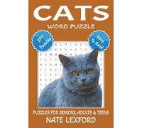 Cat Word Search Puzzle Book: Word Searches with Easy to Read Print about Cat, Cats, Kittens and more | 6x9 inches, 110 pages |50+ Puzzles … Gifts for Vacations, Holidays and Free Times