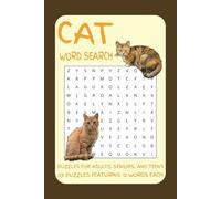Cat Word Search Puzzle Book: Word Searches with Easy-to-Read Print about Cats, Cat Accessories, and More | 6x9 inches, 110 pages | 55 puzzles... Gift for Vacation, Holiday, or Free Time