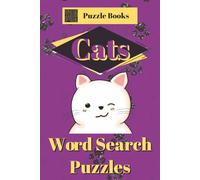 Cat Word Search Puzzle Book: Word Searches with Easy to Read Print about Cats, kittens, Cat breeds and More | 6x9 inches, 110 pages, 50+ Puzzles... Gift for Vacation, H