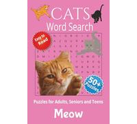 Cat Word Search Puzzle Book: Word Word Searches With Easy to Read Print about Cats, Felines, Kittens and More | 6x9 inches | Gift for Vacations, Holidays and Free Times