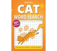 Cat Word Search Puzzles: Word Searches with Easy to Read Print About Cats, Feline, Kitty and More | 6x9 inches, 111 pages | 50+ Puzzles...Gift for Vacations, Holidays & Relaxing Times