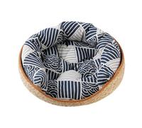 Cat Woven Cotton Rope Basket Nest Cushion Aesthetic Pet Lounger Bed Pad Handcrafted Durable Soft Portable Decor Modern Home Livingroom Indoor Outdoor Bedroom Window Floor Travel Resting Solution