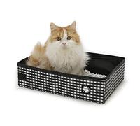 Cat1st Caja de Arena portátil para Gatos, Plegable, para Viajar, para emergencias, Peso Ligero