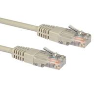 CAT5e Cable de Red Profesional 1,50m - Gris - De Alto Grado (26 AWG 100% de Cobre) / 5e (Mejorado-Enhanced) / RJ45 / Ethernet/Patch/LAN/Modem/Router / 10/100