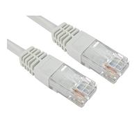 CAT5e Cable de Red Profesional 1m - Blanco - De Alto Grado (26 AWG 100% de Cobre) / 5e (Mejorado-Enhanced) / RJ45 / Ethernet/Patch/LAN/Modem/Router / 10/100