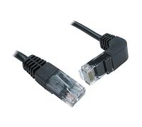 CAT5e Cobre RJ45 Recto a Derecho ángulo Clavija Down Ethernet Red Cable 2 m [2 metros/2m]