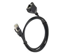 CAT5E Networking Cable RJ45 RJ45 Línea Alambre Extensión Masculina A para Conexión Ethernet Segura Negro