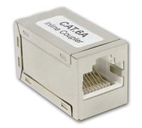 CAT6 RJ45 Kupplung mit Metallgehäuse, Adapter für CAT6A Patchkabel, Netzwerkkoppler, Western 8/8-Kupplung auf Western 8/8-Kupplung