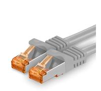 Cat7 Cable de Red Ethernet LAN - 3m - Gris - 1 Pieza Cat 7 Sftp Pimf Lszh - 10 GB s RJ45 Connectores Cat6a compatible con Cat5 Cat6 Cat.7 Cat8