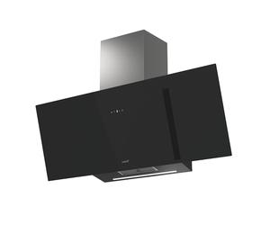 Cata Campana Extractora Cocina THALASSA PRO 1200GBK/G Panel Control Táctil 6 Niveles Extracción Motor brushless Extra Silencioso 46 dB LED Función AUTO Color Negro