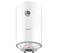 Cata Termo Eléctrico CTR-50-M Forma Redonda 50L Instalación Vertical Resistencia Sumergida Display Mecánico Modo Eco Inteligente Superaislamiento Potencia 1500W Color Blanco