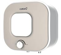 Cata, Termo eléctrico 15 L, Calentador de Agua, Blanco, Modelo Termo CTRC, 15-M, Temperatura de 75 grados C, Clase de Eficiencia Energética A