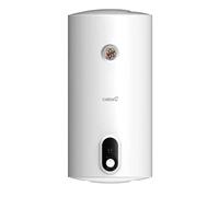 Cata Termo Eléctrico CTRH-50-REV Forma Redonda, 46L, Reversible: Horizontal y Vertical, Modo ECO, Display Mecánico, Potencia 1500W, Válvula Seguridad Color Blanco