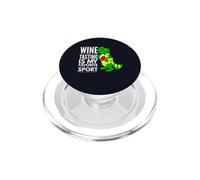 CATA DE VINOS ES MI Deporte Favorito Divertido Amante del Vino Dino PopSockets PopGrip para MagSafe