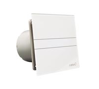 Cata e 100 GT Modelo E-100 baño silencioso, Serie e Glass, Bajo Consumo, Ventilador Extractores de aire, Alta Eficiencia Energética, 8 W, 230 V, Cristal Blanco