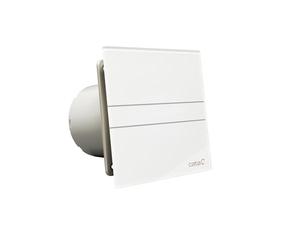Cata Extracto de Baño, Modelo E-120 G, Potencia de Absorción 15 W, Extractor Baño Silencioso, 230 V, Velocidad 2600 r.p.m, Color Cristal Blanco, 170 x 170 x 94 mm
