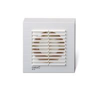 Cata Extractor Axial de Baño B-10 Matic Con Cierre Automático, Compacto 15cm, Motor AC 15W, Salida 98mm, Color Blanco
