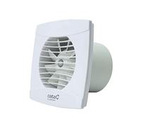 CATA Extractor Baño UC-10 Hygro WH Carátula Extraplana Extraible Timer Velocidad Regulable 2200 rpm Detector Humedad Silencioso 26 dB Caudal 110m3/h Potencia 8W Ligero 0,65 kg Color Blanco