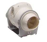 CATA Extractor Conducto en Línea 125/320 Bridas Sujeción Motor Inducción Asíncrona Silencioso 26 dB Clase IP-44 Caudal 365m3/h Potencia 40W Velocidad 2300 Ligero 2,1 kg Temp. -20-60ºC Color Beige