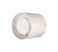 CATA Extractor de Conducto MT-125 para Tuberías Rígidas y Flexibles Nivel Sonoro Mínimo de 43 db Caudal Máximo 190 m3/h Ancho 12 cm Potencia 15 Color Blanco