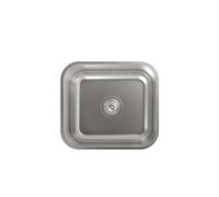 Cata | Fregadero de Cocina 1 Cubeta | Modelo CB 45-40 | Fregadero Bajo Encimera | Cubeta Cuadrada | Instalación en Mueble de 60 cm | Profundidad de 18 cm | Acero Inoxidable