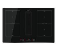 Cata IAS 7024 - Placa de Inducción con Extractor 77 Cm 4 Zonas Booster Bisel Frontal Negra