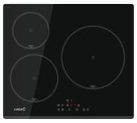 Cata IB 6303E2 BK - Placa de inducción con 3 fuegos de 16, 21 y 28 cm