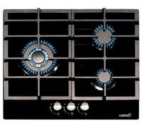Cata LCI 6021 BK - Placa Gas Natural 3 Zonas 58cm Negro