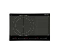 Placa de inducción cata giga 750 bk con 6 zonas de cocción zona grande de 21cm y zona flex 11000 w negro 80cm