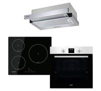 Cata Set de horno empotrado + placa de cocción y campana extensible (Volumen horno: 80 l, Número de zonas de temperatura: 3 ud., Máx. Potencia de...