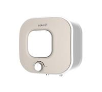 Cata, Termo eléctrico 15 L, Calentador de Agua, Blanco, Modelo Termo CTRC, 15-M, Temperatura de 75 grados C, Clase de Eficiencia Energética A