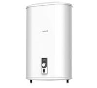 Cata Termo Eléctrico CTRS-100 REV SLIM con Doble Tanque Instalación Vertical y Horizontal Resistencias Sumergidas Protección anti-hielo Display Digital Ancho 57 cm Potencia 2000W Color Blanco