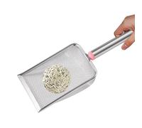 Catada de para gatos, pala de camada de gatos tamizada | Pala profunda con mango ergonómico | Palabra profunda, puta scooper para , receptáculos de desechos, suministros para el baño de mascotas