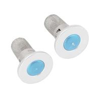 Catader de Peluquería de Lavabo de Baño Filtro de Desagüe con Cesta de Acero Inoxidable Catcher de Cabello - Filtro de Drenaje de Piso de 2 Piezas para Desagües del Fregadero