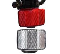 Catadióptricos Bicicleta Conducción 2 Piezas Equipo Seguridad | Reflectores Seguridad Advertencia Ciclismo para Moto Scooter Carretera Montaña Camino Tierra Viaje Casa-Trabajo Conducción U