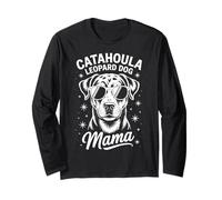 Catahoula Leopard Dog Mama Funny Catahoula Leopard Dog Manga Larga